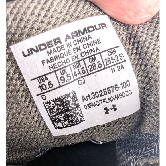 Under Armour UA Micro G Valsetz Green Tactical Boots Mens Size 10.5 - Picture 8 of 9